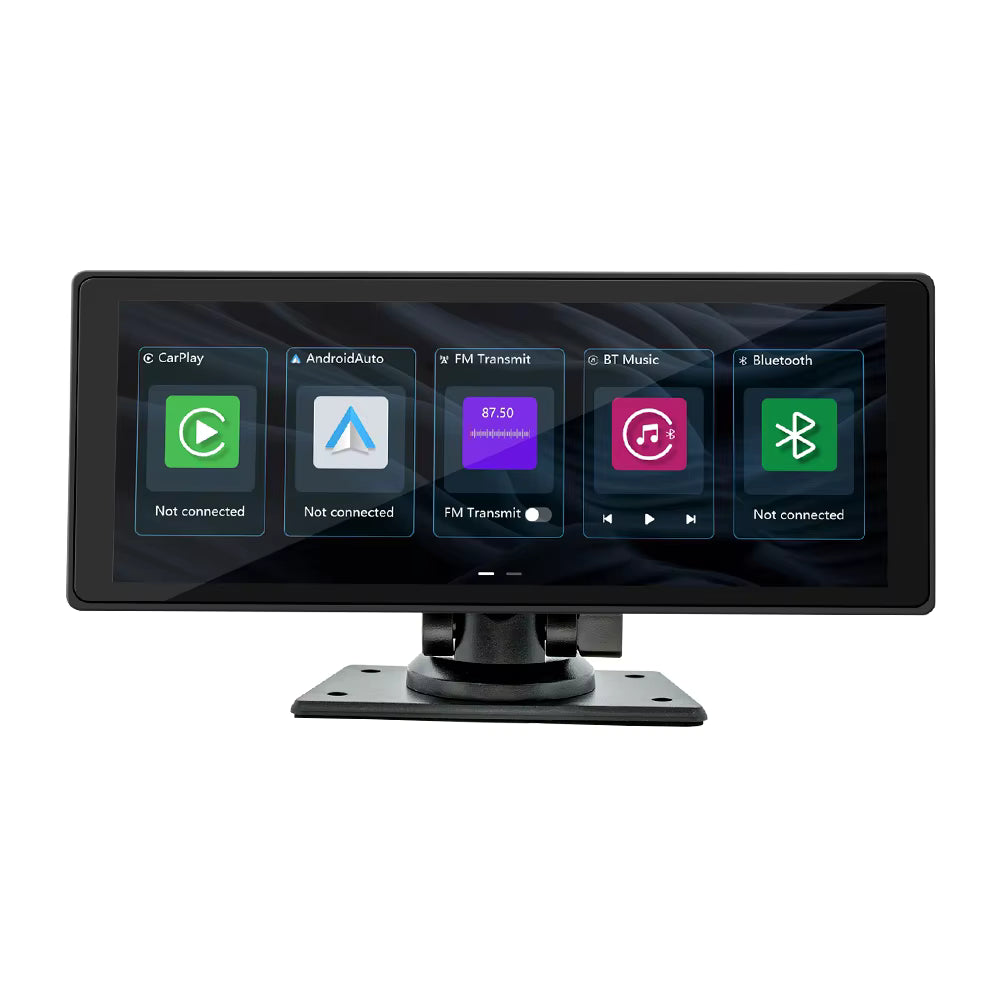 Écran CarPlay et Android Auto 10" sans fil, dashcam et caméra de recul incluses