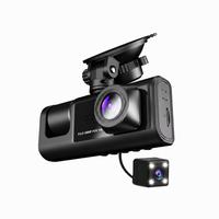 Dashcam 3 Canaux 1080P Avant, Habitacle et Arrière